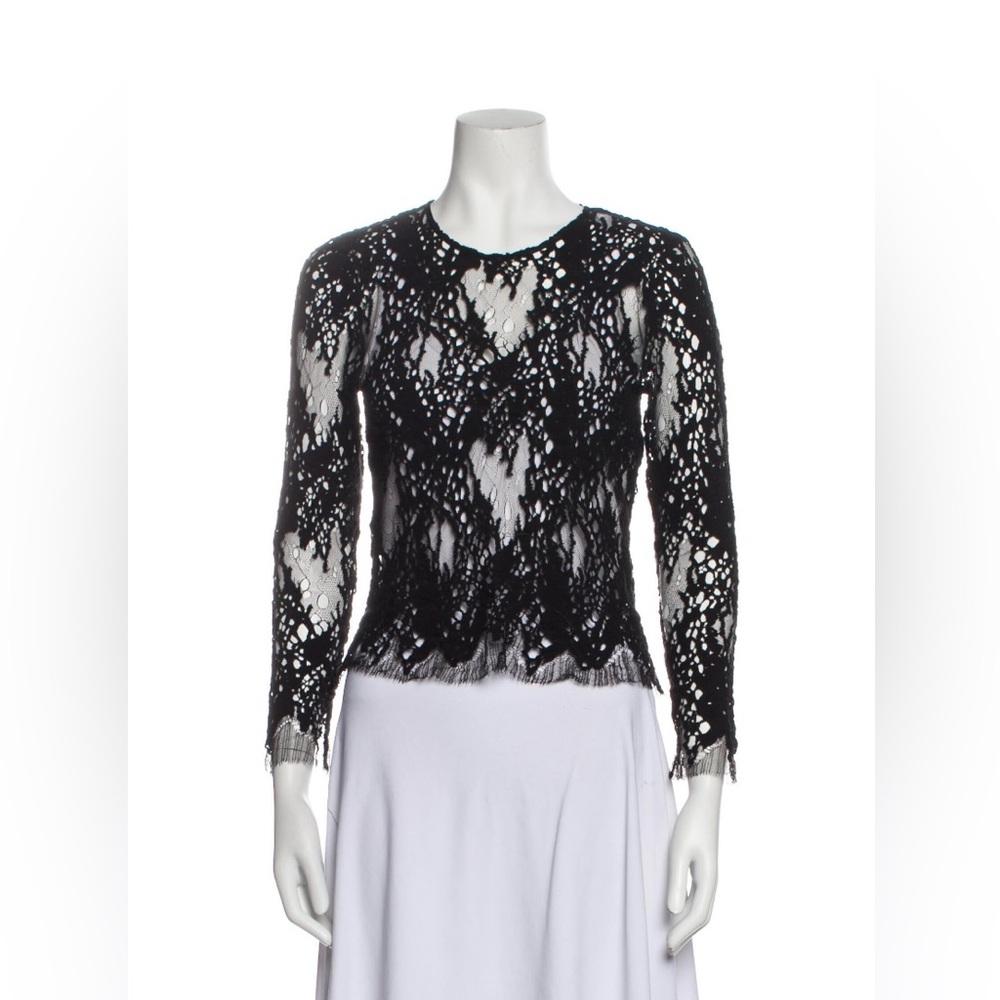 Mason by Michelle Mason lace mesh top
